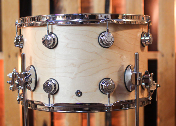 DW 10x16 Collector's Standard Maple Natural Satin Oil Ballad Snare Drum - SO#1444896