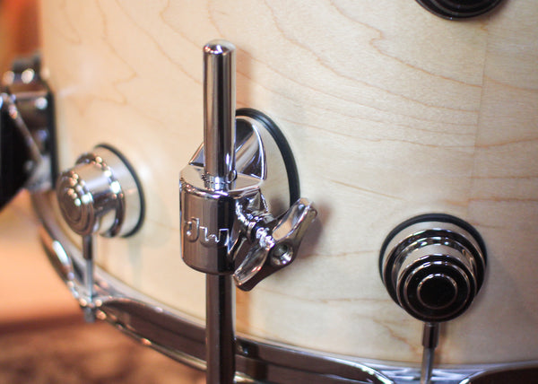 DW 10x16 Collector's Standard Maple Natural Satin Oil Ballad Snare Drum - SO#1444896