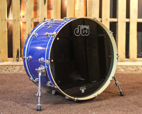 DW Performance Blue Sparkle Bass Drum - 14x22
