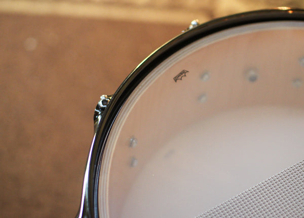 DW 5x14 Collector's SonicPly Regal Blue Burst over Horizontal Padauk Snare Drum - SO#1436557