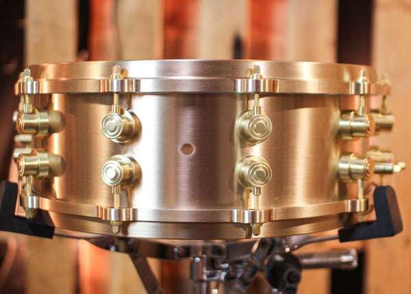 DW 5x14 MFG True Cast Bronze Snare Drum - DRVZ0514STZ - #61 of 100