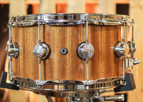 DW 6.5x14 Collector's Cherry/Mahogany Natural Lacquer Snare Drum - SO#1352261