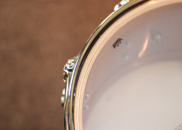 DW 6.5x14 Collector's Contemporary Classic Natural Hard Satin Snare Drum - SO#1276566