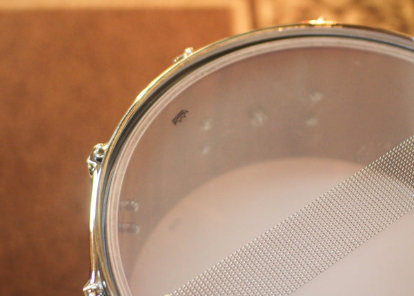 DW 6.5x14 Collector's Jazz Mahogany Gum Broken Glass Snare Drum - SO#1450177