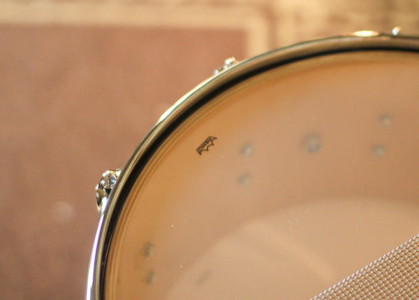 DW 6.5x14 Collector's Maple 333 Blue Oyster Glass Snare Drum - SO#1441174