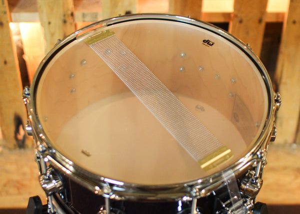 DW 6.5x14 Collector's Maple 333 Midnight Blue Metallic Snare Drum - SO#1441972