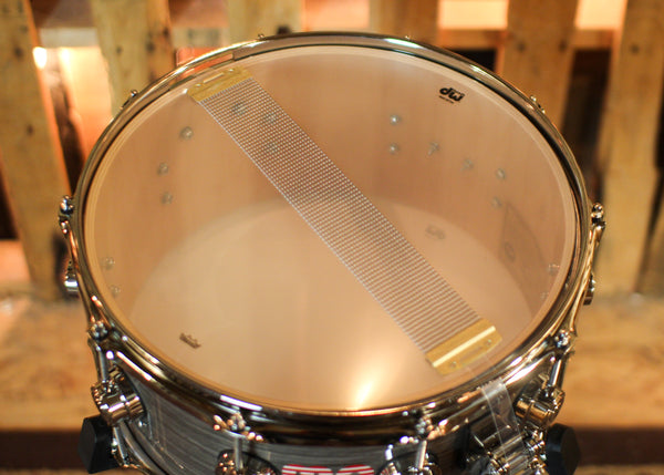 DW 6.5x14 Collector's Maple HVLT American Flag Logo Snare Drum - SO#1422589