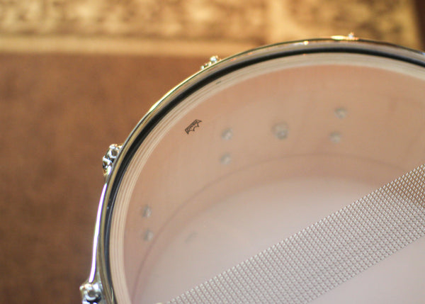 DW 6.5x14 Collector's Maple VLT Green Glass Snare Drum - SO#1452256