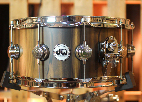DW 6.5x14 Collector's Maple VLT Tasmanian Blackheart Sassafras Snare Drum - SO#1447204