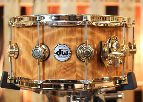 DW 6.5x14 Collector's Maple VLT Redwood Stump Snare Drum - SO#1188901