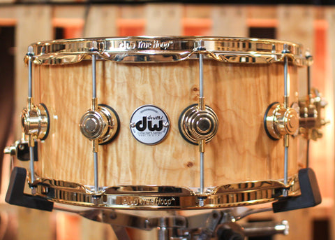 DW 6.5x14 Collector's Maple VLT Super Curly Maple Snare Drum - SO#1188887