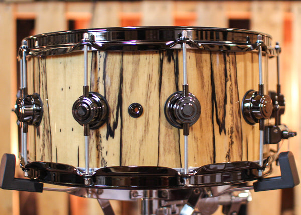 DW 6.5x14 Collector's Cherry VLT Ivory Ebony Snare Drum - SO#1315773