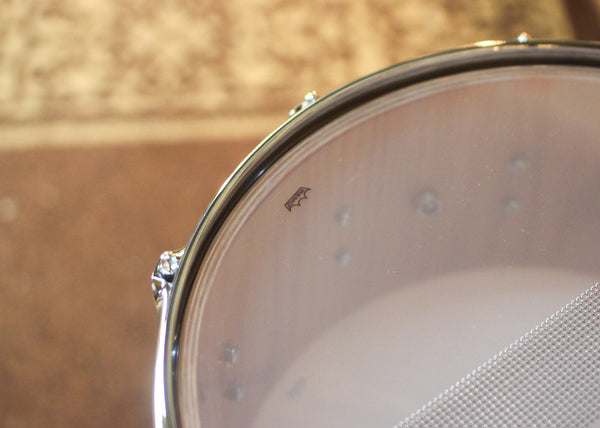 DW 6.5x14 Collector's Pure Oak HVLT Natural Lacquer Snare Drum - SO#1424770