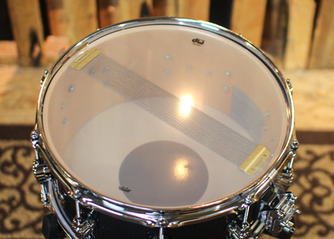 DW Performance Black Mirra Snare Drum - 6.5x14