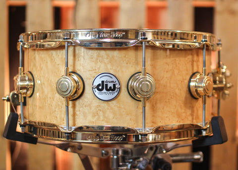 DW 6x14 Collector's Standard Maple Birdseye Maple Snare Drum - SO#1096614