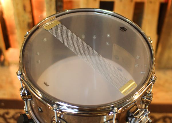 DW 7x13 Collector's Pure Walnut Natural Satin Oil Snare Drum - SO#1437291