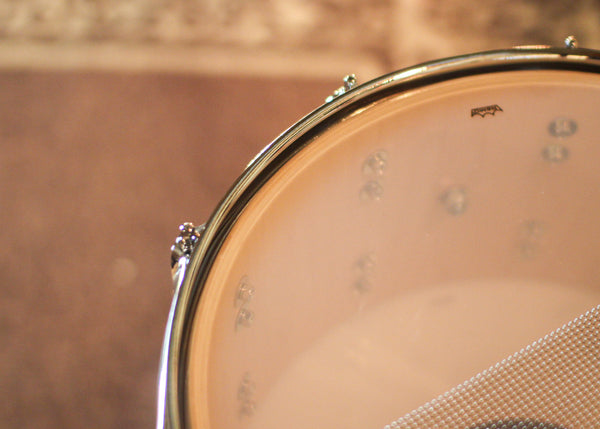 DW 7x14 Design Limited Edition Titanium Satin Matte Lacquer Snare Drum - DDLM0714SSTS