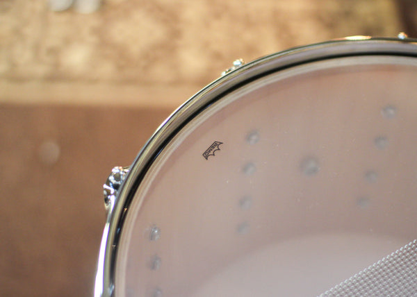 DW 8x14 Collector's Maple 333 Burnt Toast Fade over Black Limba Snare Drum - SO#1430094