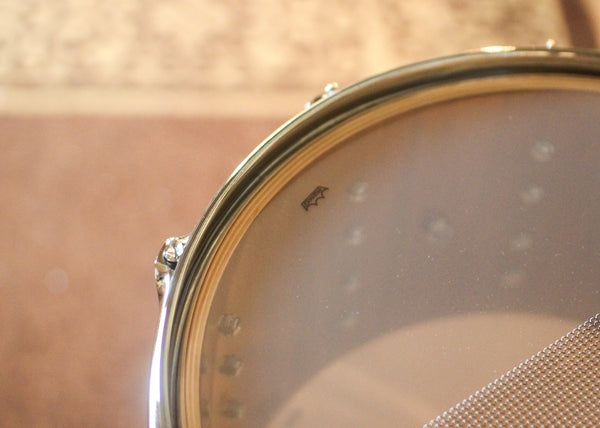 DW 8x14 Collector's Maple Mahogany Creme Oyster Snare Drum - SO#1434607