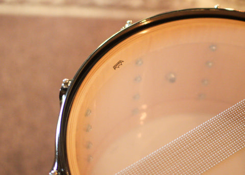 DW 8x14 Collector's Maple VLT Black Ice Snare Drum - SO#1397879