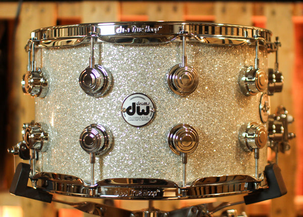DW 8x14 Collector's Maple VLT Broken Glass Snare Drum - SO#1416754