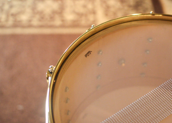 DW 8x14 Collector's Maple VLT Ruby Glass Snare Drum - SO#1438710