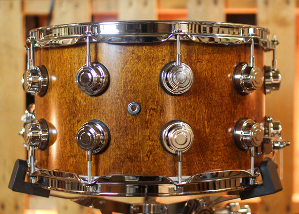 DW 8x14 Collector's SonicPly Honey Satin Oil Snare Drum - SO#1433132