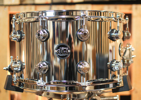 DW 8x14 Performance Chrome over Steel Snare Drum - DRPM0814SSCS