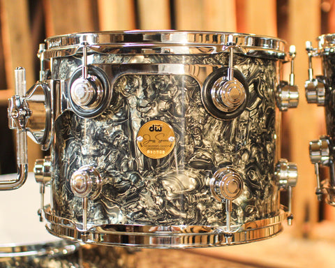 DW Collector's Jazz Maple Gum Silver Abalone Drum Set - 22,10,12,16 - SO#1341029