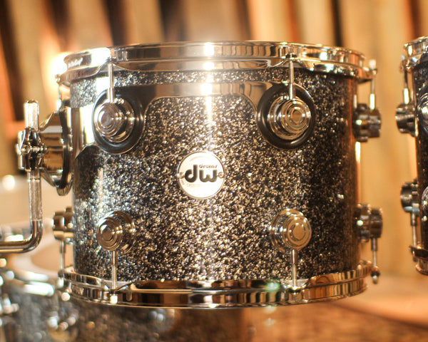 DW Collector's Maple 333 Black Galaxy Drum Set - 22,10,12,14,16 - SO#1428278
