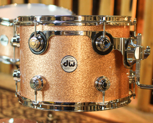 DW Collector's Maple 333 Real Copper Sparkle Drum Set - 22,13,16,14sn - SO#1435612