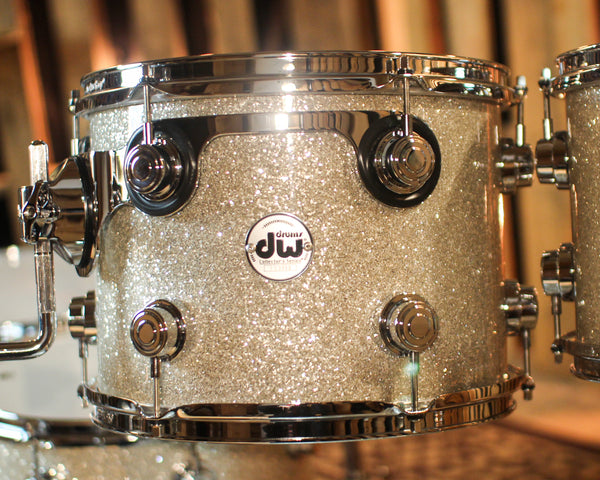 DW Collector's Maple Mahogany Broken Glass Drum Set - 22,10,12,14,16,14sn - SO#1416749