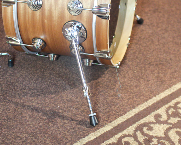 DW Collector's Maple Mahogany Natural Satin Oil Drum Set - 16,10,13,13 - SO#1439014