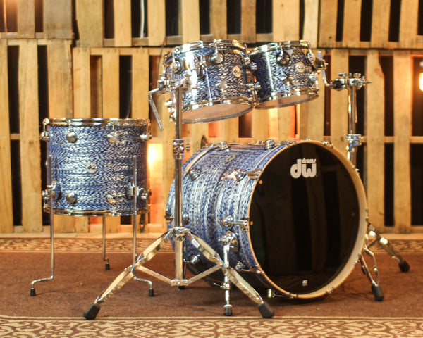 DW Collector's Maple SSC Blue Silk Onyx Drum Set - 22,10,12,16 - SO#1447078