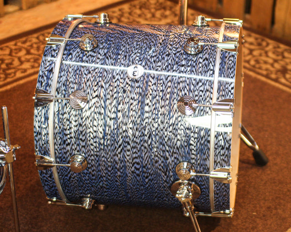 DW Collector's Maple SSC Blue Silk Onyx Drum Set - 22,10,12,16 - SO#1447078