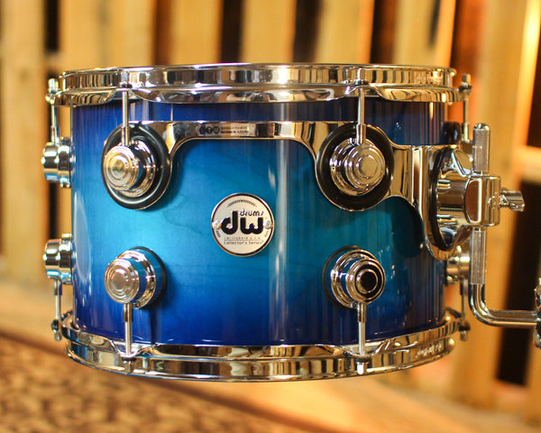 DW Collector's Maple SSC Regal to Royal Blue Burst Drum Set - 20,12,14 - SO#1444192