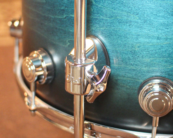 DW Collector's Maple SSC Satin Azure to Ebony Burst Drum Set - 22,13,16 - SO#1440776
