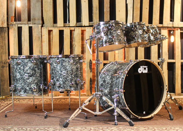 DW Collector's Maple SSC Silver Abalone Drum Set - 22,8,10,12,14,16 - SO#1425650