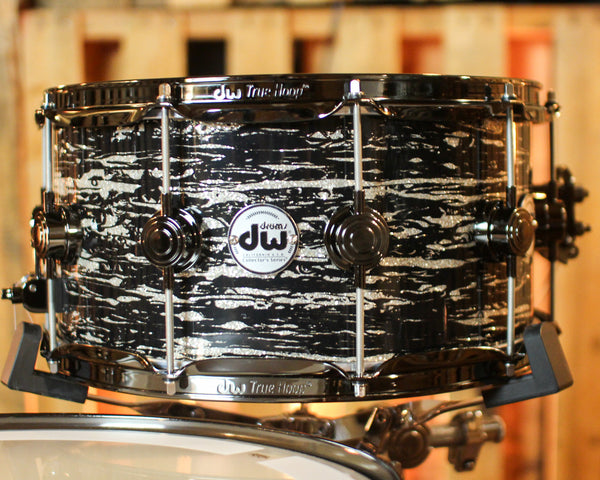 DW Collector's SonicPly Black Oyster Glass Drum Set - 24,13,16,14sn - SO#1412870