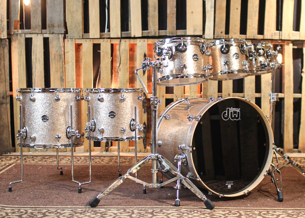 DW Performance Bermuda Sparkle 6pc Drum Set - 18x22,7x8,8x10,9x12,12x14,14x16