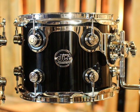 DW Performance Piano Black Lacquer 5pc Drum Set - 18x22, 8x10, 9x12, 12x14, 14x16