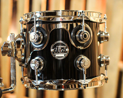 DW Performance Piano Black Lacquer 6pc Drum Set - 18x22, 7x8, 8x10, 9x12, 12x14, 14x16