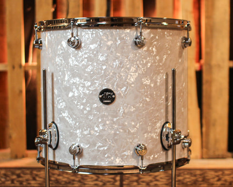 DW Performance White Marine Pearl Floor Tom - 16x18