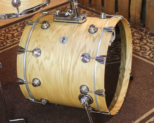 Used DW Collector's Pure Oak Natural Hard Satin Drum Set - 22,8,10,12,14,16,14