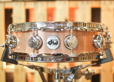 DW 4x14 Collector's Knurled Copper Snare Drum - DRVP0414SKC