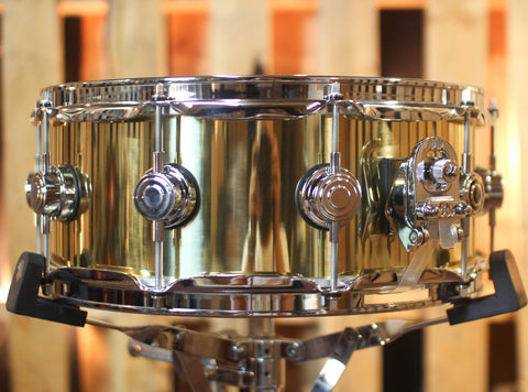 DW 5.5x14 Collector's Bell Brass Snare Drum - DRVN5514SPC