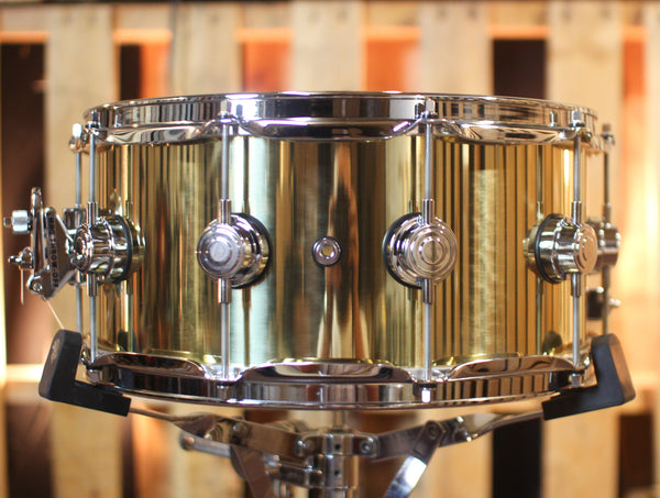 DW 6.5x14 Collector's Polished Bell Brass Snare Drum - DRVN6514SPC