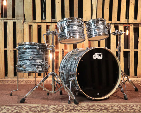 DW Collector's Maple 333 Black Oyster Drum Set - 18x22,8x10,9x12,14x16 - SO#1282578