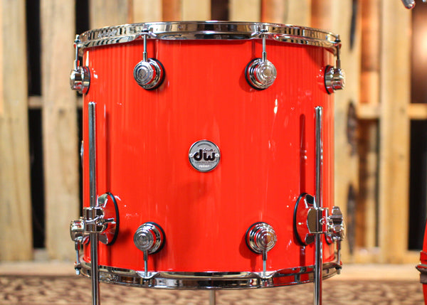 DW Collector's Maple 333 Solid Scarlet Red Drum Set - 22,10,12,16 - SO#1308441