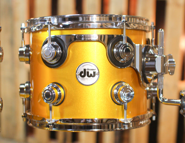 DW Collectors Maple Mahogany Vegas Gold Drum Set - 22,10,12,16 - SO#1288917